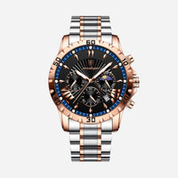 Rose Gold/Blue